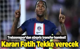 Trabzonspor’dan sürpriz transfer hamlesi! Kararı Fatih Tekke verecek