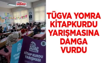 TÜGVA KİTAPKURDU YARIŞMASINA YOMRA DAMGASI