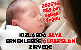 Türkiye’de 2025’te 889 bin 598 bebek dünyaya geldi