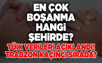 Türkiye’de En Çok Hangi Şehirde Boşanma Var?