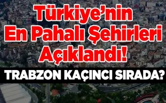 Türkiye’nin En Pahalı Şehirleri Açıklandı