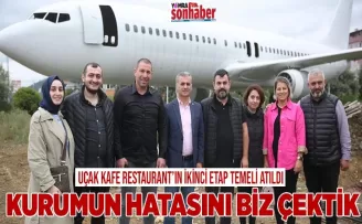 Uçak Kafe Restaurant’ın ikinci etap temeli atıldı