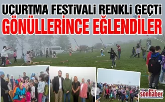 Uçurtmalar gökyüzünde dans etti