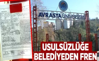 Usulsüzlüğe Belediye’den fren…