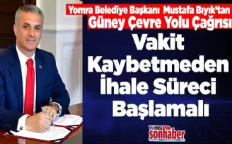 Vakit Kaybetmeden İhale Süreci Başlamalı