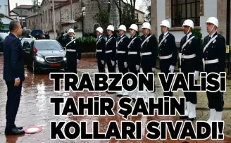  Vali Tahir Şahin, Trabzon’daki görevine resmen başladı