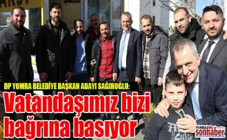 Vatandaşımız bizi bağrına basıyor
