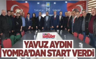 Yavuz Aydın Yomra’dan start verdi