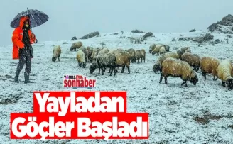 Yayla’dan Göçler Başladı