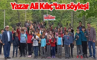 Yazar Ali Kılıç’tan Öğrencilere söyleşi