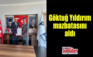  Yıldırım mazbatasını aldı