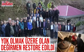YOK OLMAK ÜZERE OLAN DEĞİRMEN RESTORE EDİLDİ