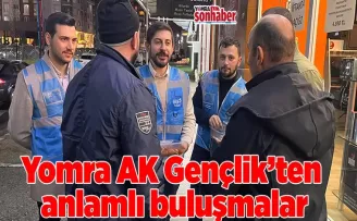 Yomra AK Gençlik’ten  anlamlı buluşmalar