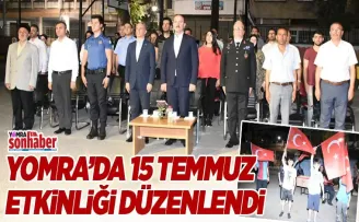 Yomra’da 15 Temmuz Etkinliği düzenlendi