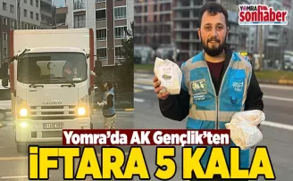 Yomra’da AK Gençlik’ten İftara 5 Kala 