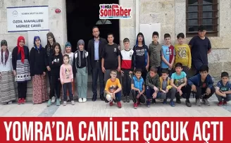 Yomra’da Camiler Çocuk Açtı