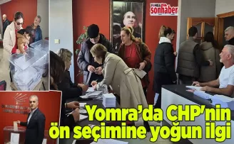 Yomra’da CHP’nin ön seçimine yoğun ilgi