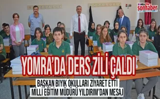 Yomra’da ders zil çaldı