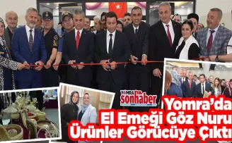 Yomra’da El Emeği Göz Nuru Ürünler Görücüye Çıktı