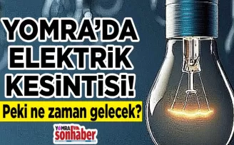 Yomra’ da elektrik kesintisi