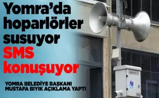 Yomra’da hoparlörler susuyor, SMS konuşuyor