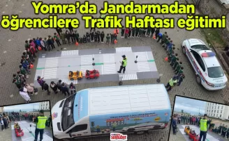 Yomra’da Jandarmadan  öğrencilere Trafik Haftası eğitimi 