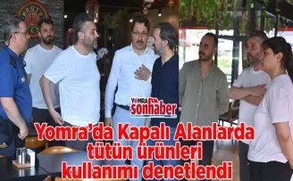 Yomra’da Kapalı Alanlarda  tütün ürünleri kullanımı denetlendi