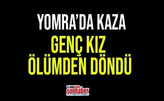 Yomra’da kaza… Genç kız ölümden döndü