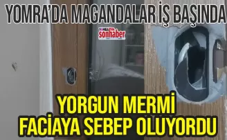 Yomra’da  magandalar iş başında