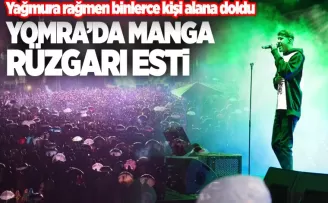 Yomra'da Manga rüzgarı esti...
