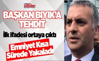 Yomra'da şok! Belediye Başkanı Mustafa Bıyık'ı tehdit ettiği iddiası...