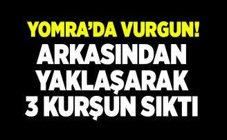 Yomra’da vurgun...  3 Kurşun Sıktı
