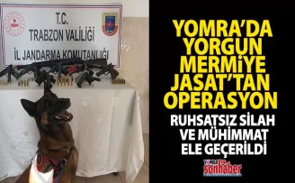 Yomra’da Yorgun Mermiye JASAT Operasyonu: