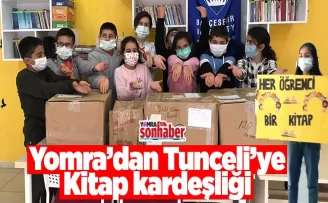 Yomra'dan Tunceli'ye kitap kardeşliği