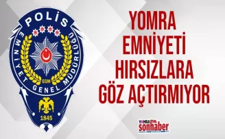 Yomra Emniyeti hırsızlara göz açtırmıyor