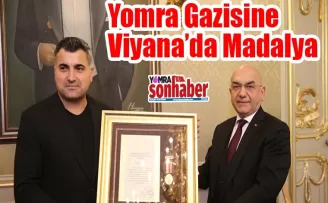 Yomra Gazisine  Viyana’da Madalya