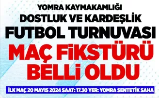 Yomra Kaymakamlığı  futbol turnuvası  fikstürü çekildi