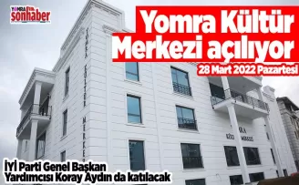 Yomra Kültür Merkezi Açılıyor
