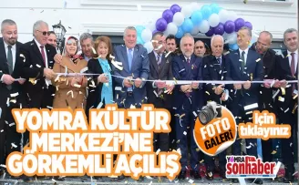 Yomra Kültür Merkezi  Görkemli bir törenle açıldı 