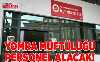 Yomra Müftülüğü personel alacak