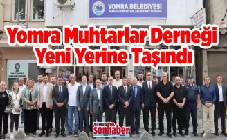 Yomra Muhtarlar Derneği Yeni Yerine Taşındı