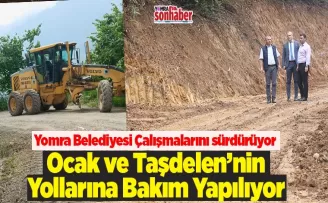 Yomra’nın mahallelerinde yolların bakım çalışmaları hızla devam ediyor.