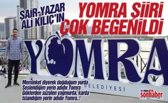 Yomra Şiiri çok beğenildi