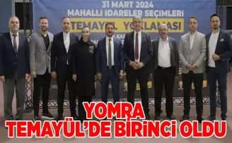 Yomra Temayül’de birinci