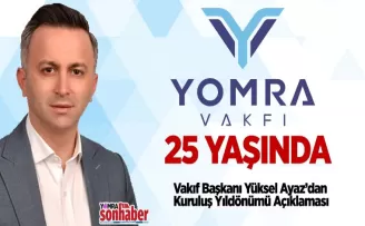 Yomra Vakfı 25 Yaşında