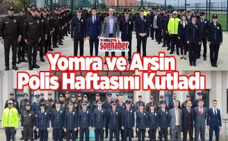 Yomra ve Arsin Polis Haftasını Kutladı