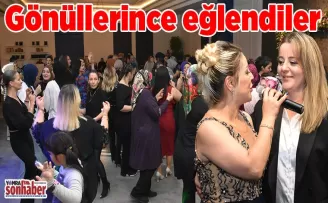 Yomralı kadınlar gönüllerince eğlendiler