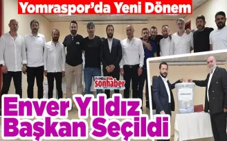 Yomraspor’da Yeni Dönem Enver Yıldız Başkan Seçildi