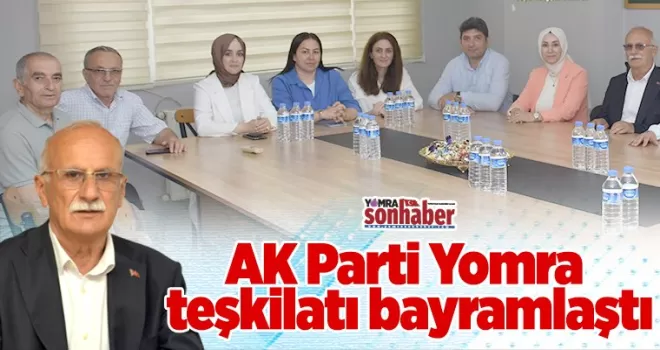AK Parti Yomra teşkilatı bayramlaştı