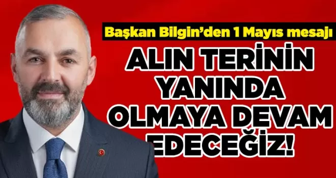ALIN TERİNİN YANINDA OLMAYA DEVAM EDECEĞİZ